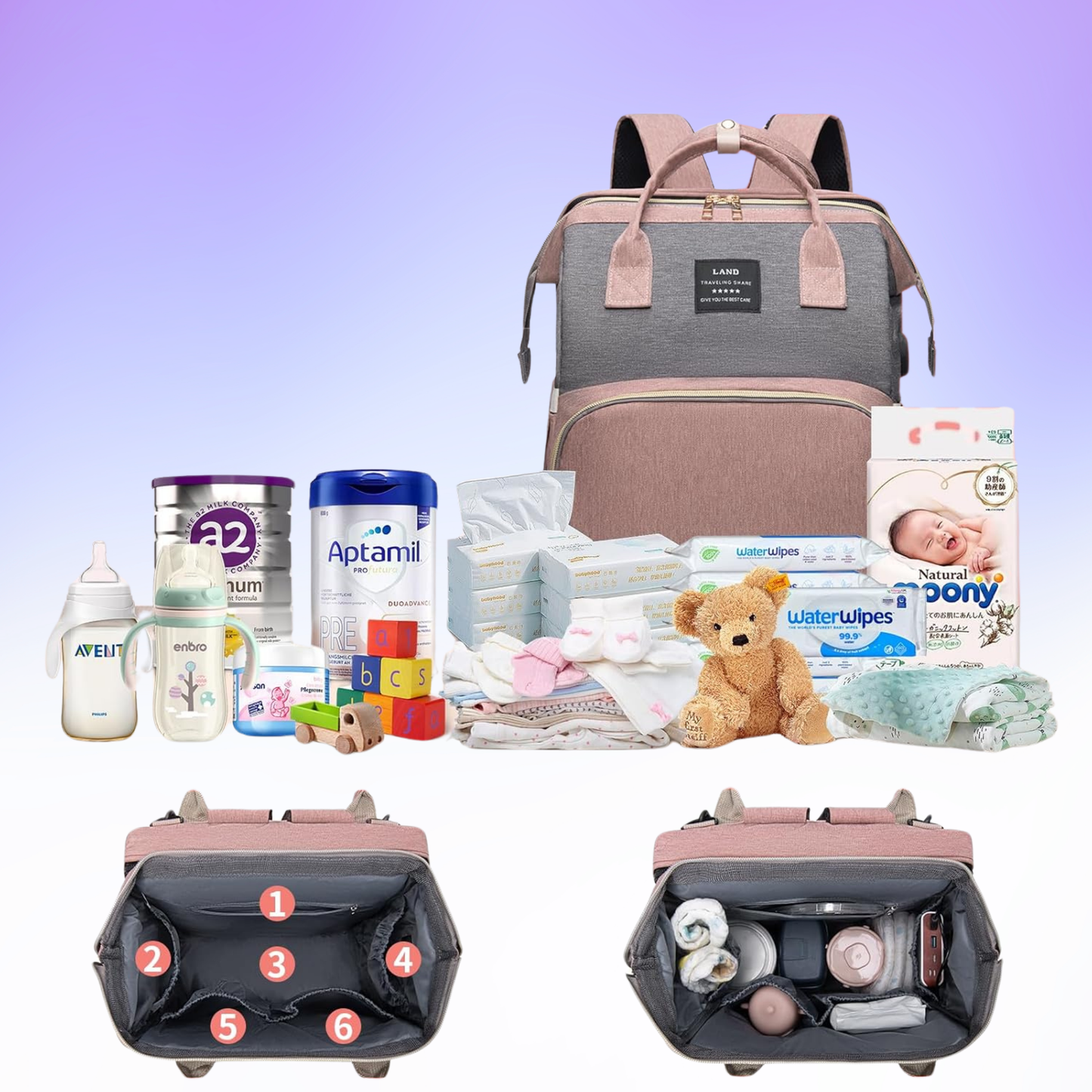 Mamorii™ TravelNest 6 in 1